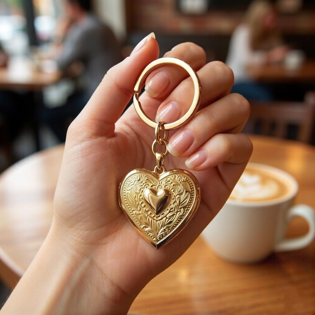 Photo Locket Keychains Collection